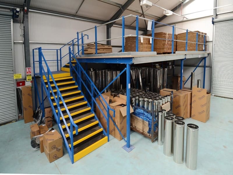 358 Box Storage Mezzanine with Staircase