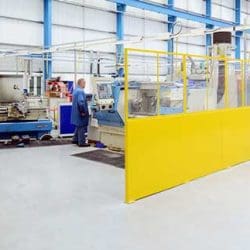 Partitioning1 walls warehouse services Partitioning walls installed in a Birmingham warehouse as part of Teepee's warehouse services