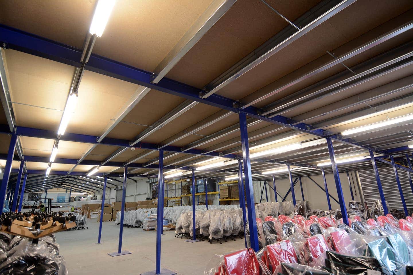 Mezzanine Floor Storage at Boss Design