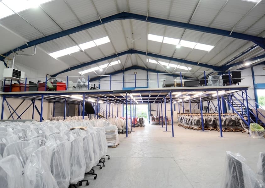 Mezzanine Flooring Installed at Boss Design