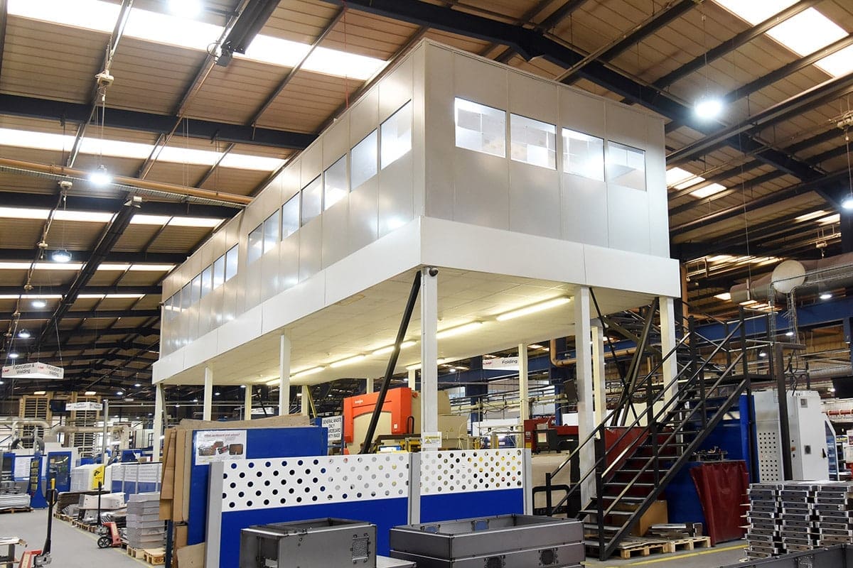 Mezzanine Floor Office With Stairs at KMF