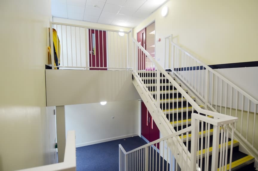 Stairs at Hodge Hill Girls School