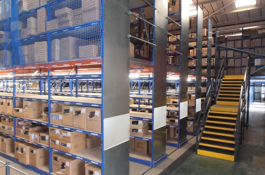 Stairs with Shelving Solution at Dimensions Ltd