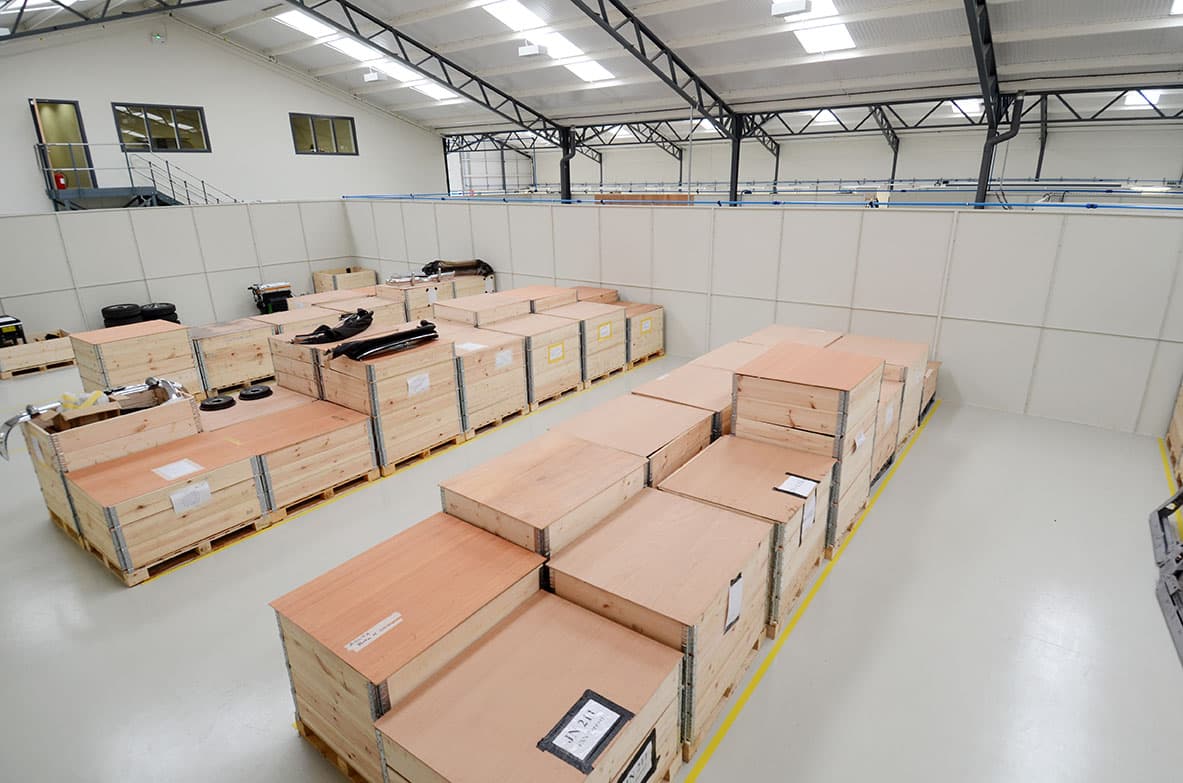 Industrial Partitioned Stock at Classic Motor Cars Ltd