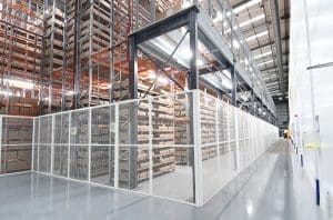 White and grey Steel Partitions