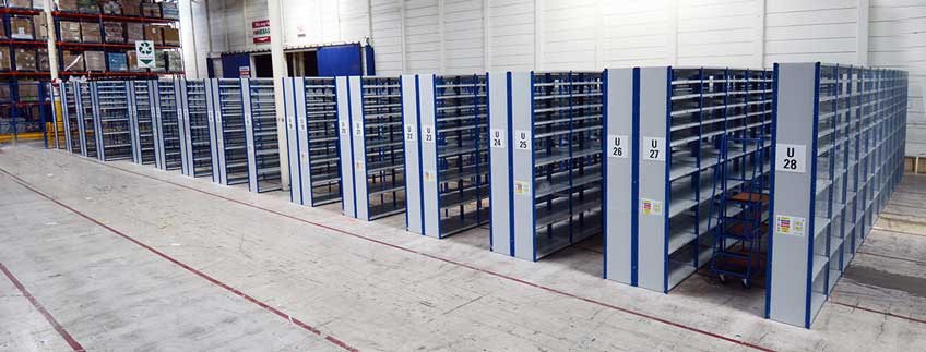 Industrial shelving systems