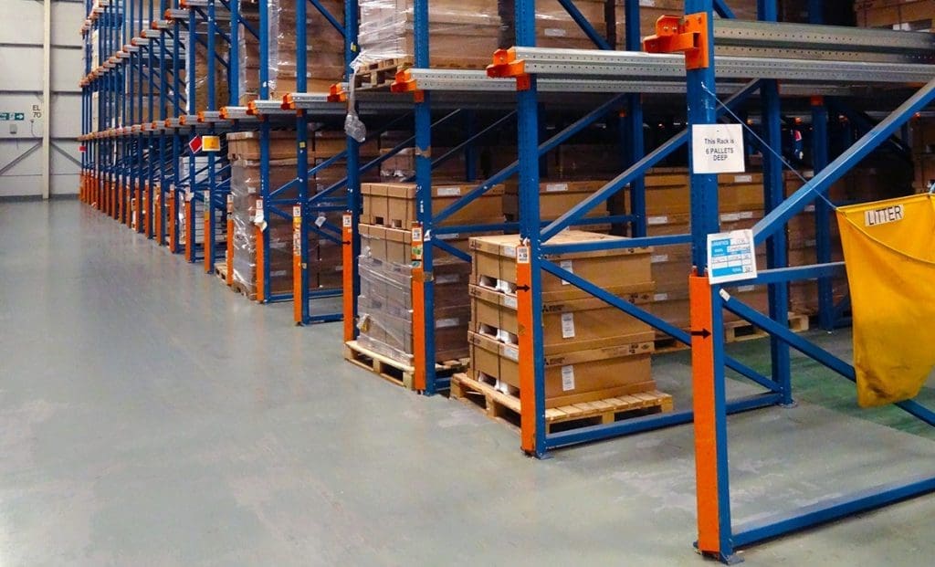 Drive-In Pallet Racking installed by Teepee Materials Handling