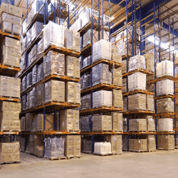 Very narrow aisle racking (VNA) installed by Teepee Materials Handling