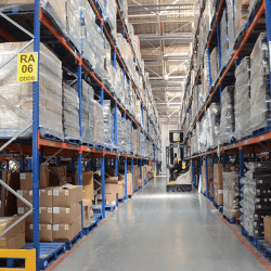 Wide aisle pallet racking installed by Teepee Materials Handling