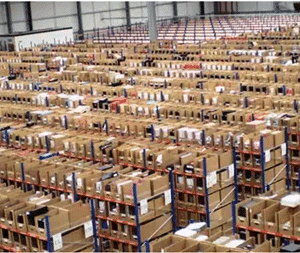 Shelving-systems-warehouse-Teepee Long span shelving systems supplied by Teepee