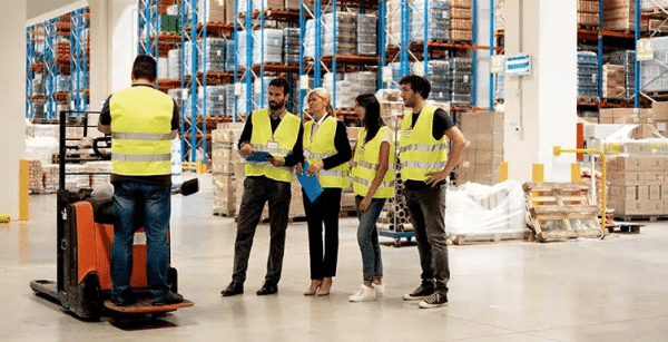 teepee employees in Birmingham back-grounded by shelving systems