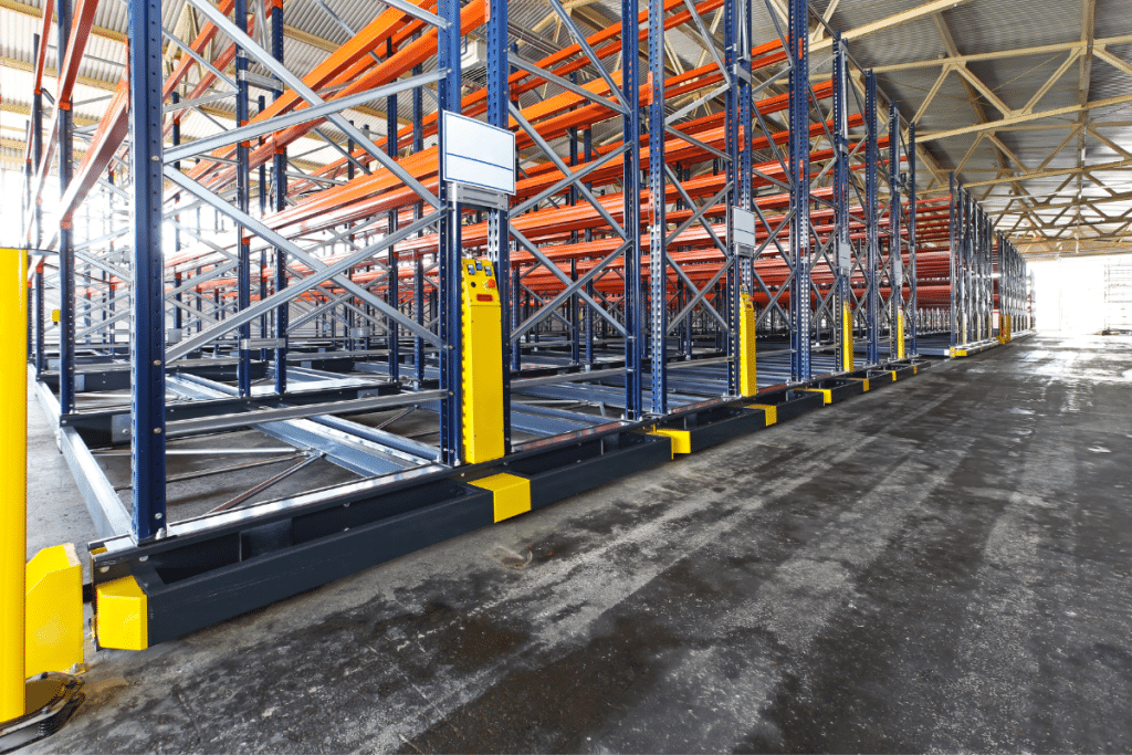 An example of warehouse pallet storage racks installed by Teepee Warehouse Solutions