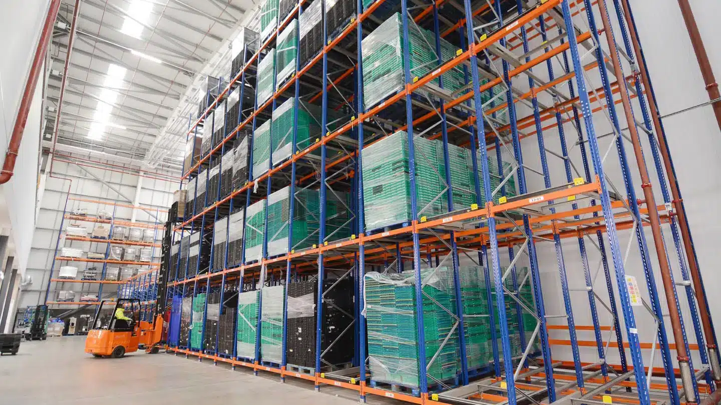 push back racking can maximise storage capacity within a smaller footprint