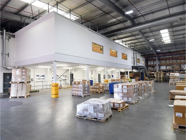Mezzanine Floor Telford Mezzanine Floors installed in a Telford Warehouse by Teepee Materials Handling