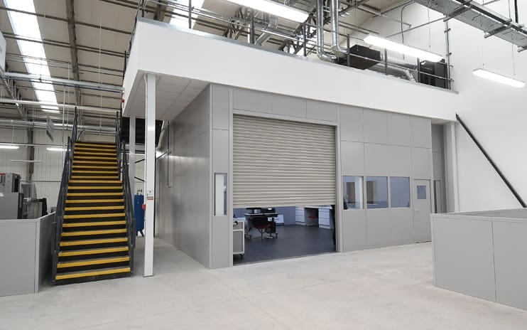 Mezzanine floors supplied for a Birmingham facility by Teepee Materials Handling