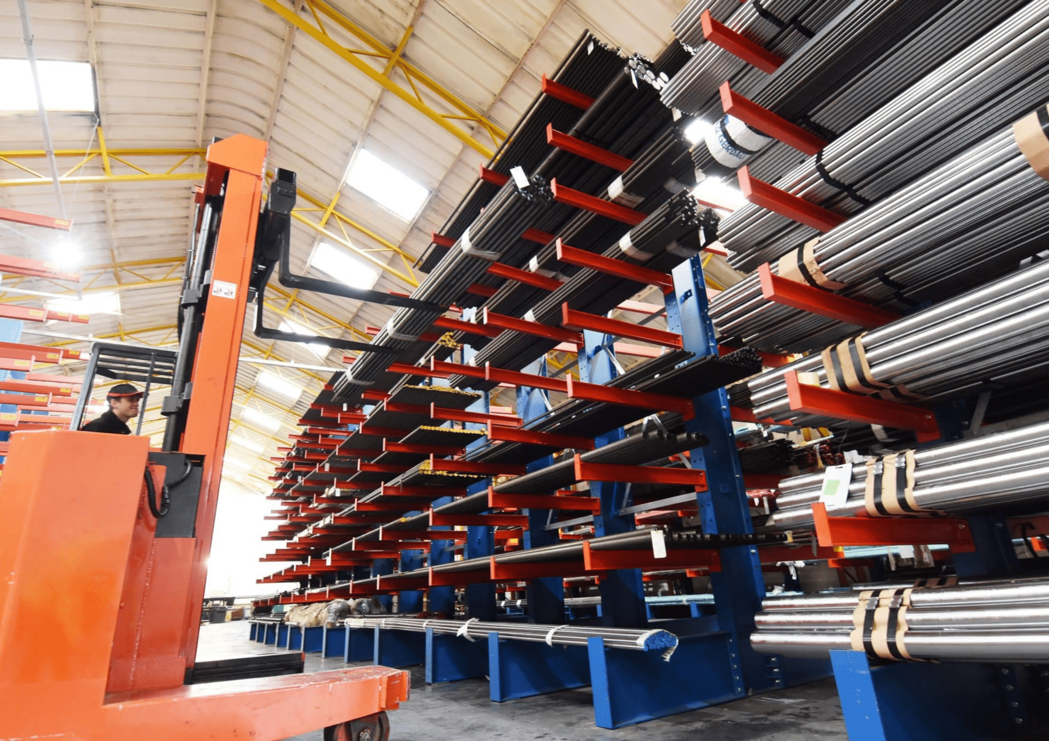 A Builders merchants racking system supplied & installed by Teepee Materials Handling