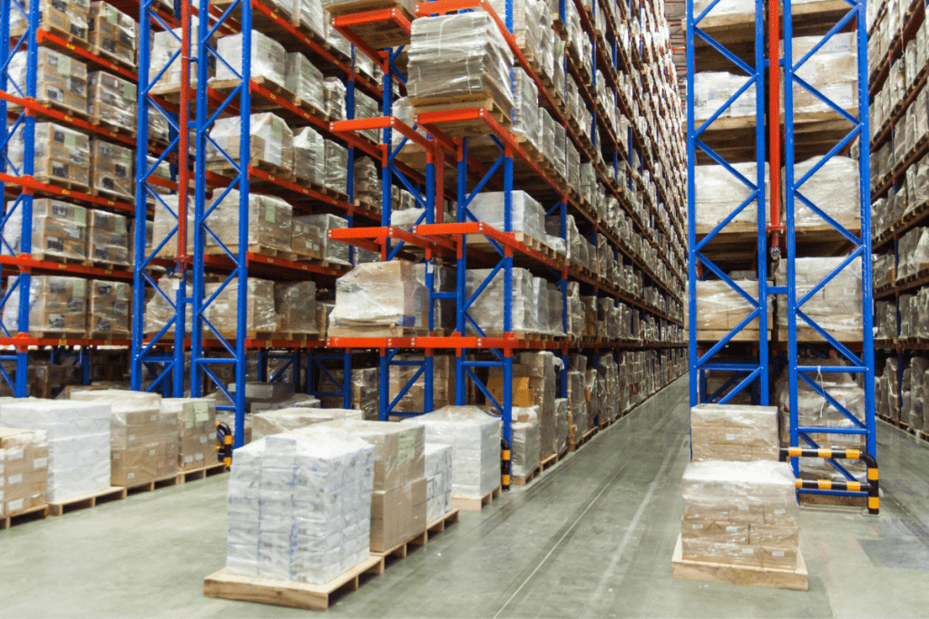 Warehouse racking solutions supplied and installed by Teepee Materials Handling